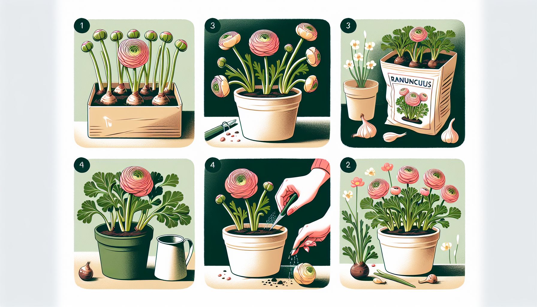 Ranunculus Flowers